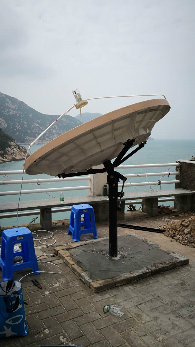 舟山海岛某酒店卫星电视前端收看66
